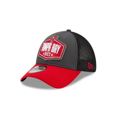 Tampa Bay Buccaneers Gorra | New Era NFL Draft 39thirty Stretch Fit Cap Mexico - Grises